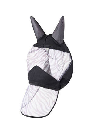 Horze Zebra-Fliegenmaske mit Nüsterschutz