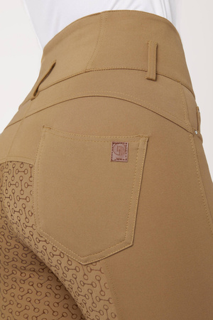 Horze Tara Damen Reithose mit Silikonvollbesatz und hohem Bund