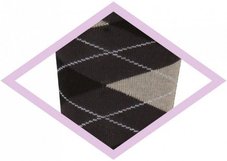 Reitsocken York Karo Kniestrümpfe