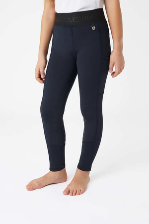Horze Leighton Teens Vollbesatzreitleggings mit Silikongrip und warmem Futter