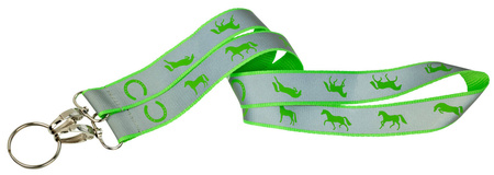 Smycz do kluczy HR odblaskowa Konie