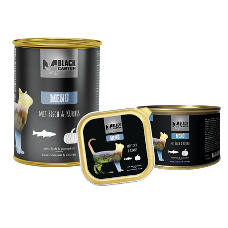 Menü mit Fisch & Kürbis 410 g