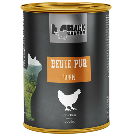 BLACK CANYON Cat "Beute Pur" Huhn 410 g