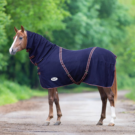 Derka York Rosalie polarowa z kapturem i z pasami