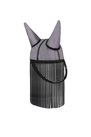 Nauszniki z frędzlami Horze czarne Cob