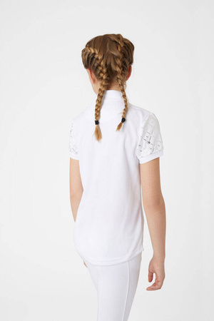 Horze Fia Kinder Trainings-/ Turniershirt mit kurzen Ärmeln