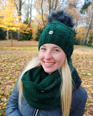 Czapka zimowa z kominem Horsenjoy Mirella