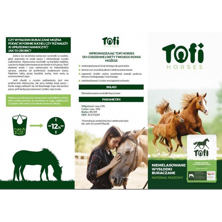 Niemelasowane wysłodki buraczane TOFI HORSES