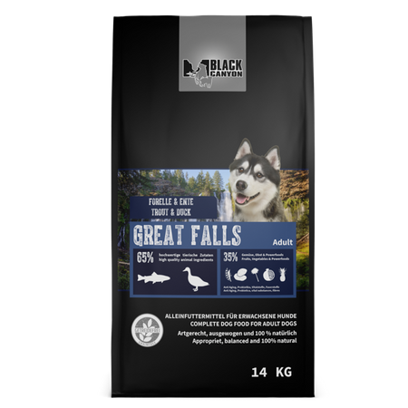 Great Falls Trockenfutter Forelle & Ente 14 kg