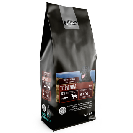 Karma sucha dla psa Black Canyon Topanga Tuńczyk i Jagnięcina 1,5 kg