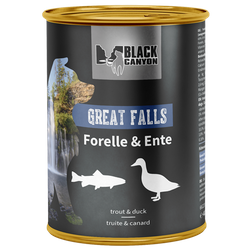 BLACK CANYON "Great Falls" Forelle & Ente 410 g