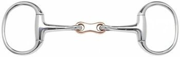 Wędzidło oliwkowe Busse podwójnie łamane z miedzią