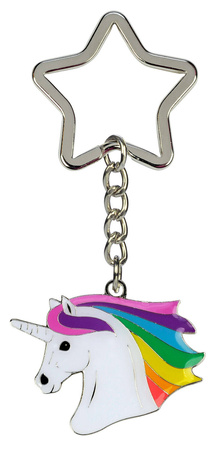 Schlüsselanhänger Einhorn Kopf