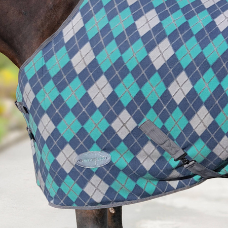 Fleece-Abschwitzdecke Horsenjoy Dalia mit Gurten