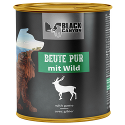 BLACK CANYON "Beute Pur" mit Wild 820 g