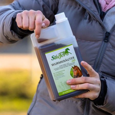 Wurmkrautersaft Stiefel na florę jelitową