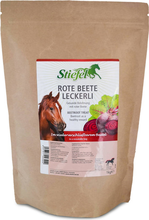 Rote Beete Leckerli Stiefel smakołyki o smaku buraka