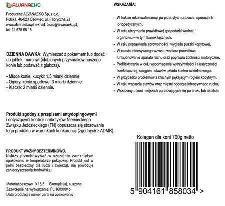 Kolagen Alvanaeko 700 g