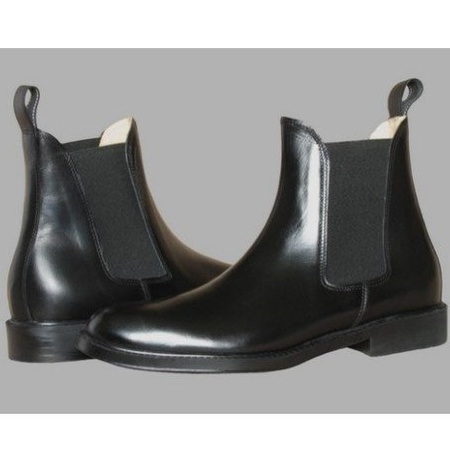 Sztyblety Hippica skórzane z futrem