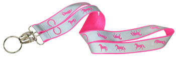 Smycz do kluczy HR odblaskowa Konie