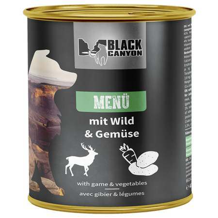 BLACK CANYON dog Menü Wild 820 g