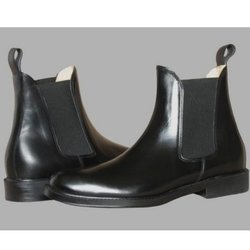 Sztyblety Hippica skórzane z futrem