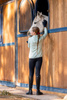 Horze Leighton Teens Vollbesatzreitleggings mit Silikongrip und warmem Futter 