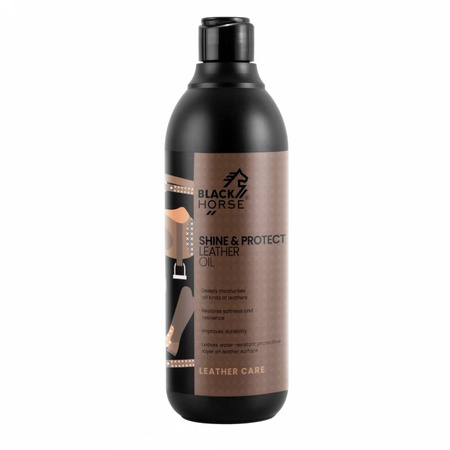 Shine&Protect Leather Oil Black Horse