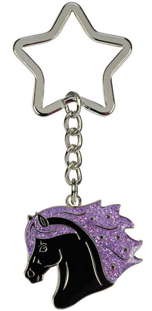 Breloczek HR głowa konia Black Star