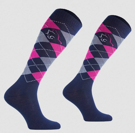 Podkolanówki Comodo bawełniane cienkie