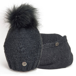 Wintermütze mit Schal Horsenjoy Mirella