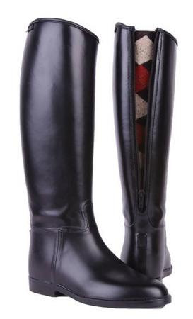 Oficerki HKM gumowe z zamkiem