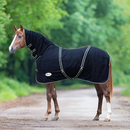 Derka York Rosalie polarowa z kapturem i z pasami