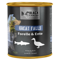 BLACK CANYON "Great Falls" Forelle & Ente 820 g