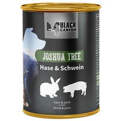 Karma mokra dla psa Black Canyon Joshua Tree Zając i Wieprzowina 410 g