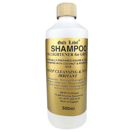 Shampoo For Greys Gold Label szampon dla siwych koni